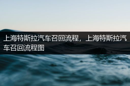 上海特斯拉汽车召回流程，上海特斯拉汽车召回流程图