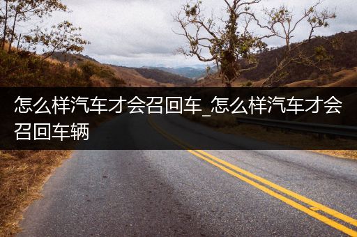 怎么样汽车才会召回车_怎么样汽车才会召回车辆