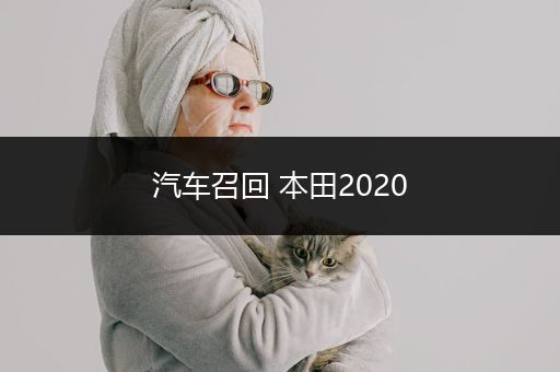 汽车召回 本田2020