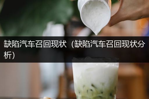 缺陷汽车召回现状（缺陷汽车召回现状分析）