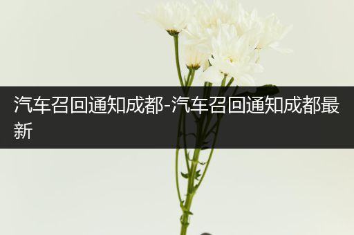 汽车召回通知成都-汽车召回通知成都最新